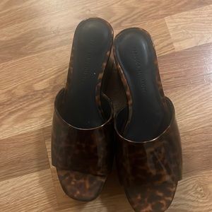 Rebecca Minkoff Tortoise Shell Mule Platforms